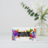 Grafikdreieck-Design, Grafikdesigner Visitenkarte (Stehend Vorderseite)