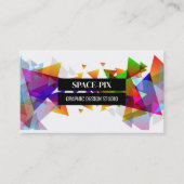 Grafikdreieck-Design, Grafikdesigner Visitenkarte (Vorderseite)