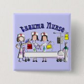 Grafiken der Trauma-Krankenschwester-Geschenk-3D Button (Vorderseite)