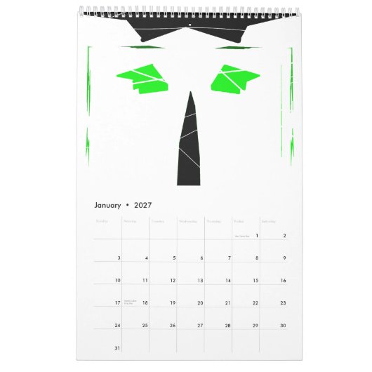 Grafiken Kalender (Jan 2027)