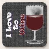 GRAFIKEN MIT WEIN GETRÄNKEUNTERSETZER (Vorderseite)