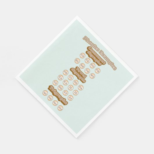 Grafiken, Trigraphen, die englische Phonics lernen Serviette (Ecke)