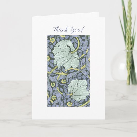 Grafiken und Blume Dankeskarte (Vorderseite)