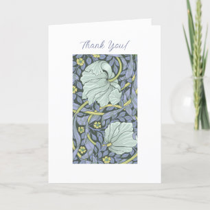 Grafiken und Blume Dankeskarte