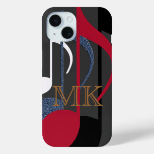 Grafikentwurf des Musiknotens personalisiert Case-Mate iPhone Hülle