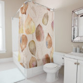 Grafikfarbenleaf-Autumn Design Duschvorhang (Beispiel)