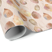 Grafikfarbenleaf-Autumn Design Geschenkpapier (Rolleneckpunkt)