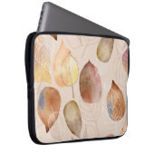 Grafikfarbenleaf-Autumn Design Laptopschutzhülle (Vorne Rechts)