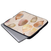 Grafikfarbenleaf-Autumn Design Laptopschutzhülle (Vorne Knopf)