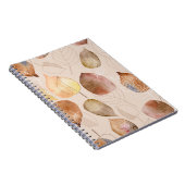 Grafikfarbenleaf-Autumn Design Notizblock (Rechte Seite)