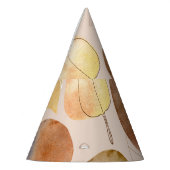 Grafikfarbenleaf-Autumn Design Partyhütchen (Links)