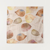 Grafikfarbenleaf-Autumn Design Wandteppich (Vorderseite (Horizontal))