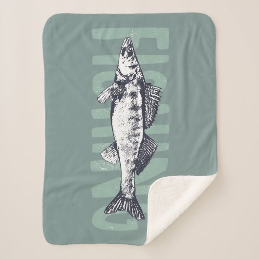 Grafikfisch für den Fischer Sherpadecke (Vorderseite)