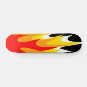 Grafikflammskateboard Skateboard (Horizontal)