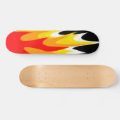 Grafikflammskateboard Skateboard (Horizontal)