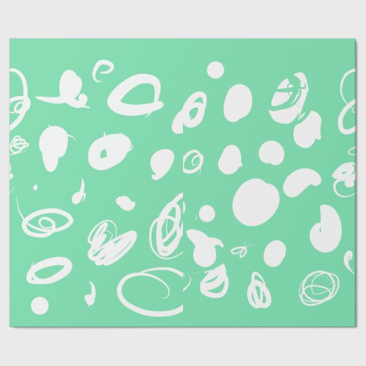 Grafikfleckenpapier Geschenkpapier (Saum)
