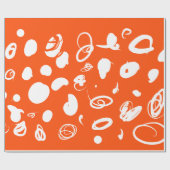 Grafikfleckenpapier Geschenkpapier (Flach)