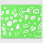 Grafikfleckenpapier Geschenkpapier (Flach)