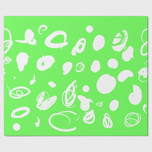Grafikfleckenpapier Geschenkpapier (Saum)