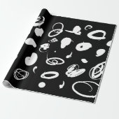 Grafikfleckenpapier Geschenkpapier (Ungerollt)
