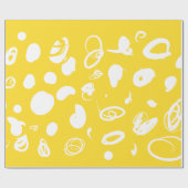 Grafikfleckenpapier Geschenkpapier (Flach)