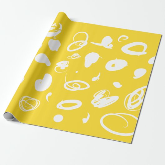 Grafikfleckenpapier Geschenkpapier (Ungerollt)