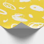 Grafikfleckenpapier Geschenkpapier (Ecke)