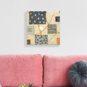 Grafikfliesen Leinwanddruck (Insitu (Wohnzimmer))