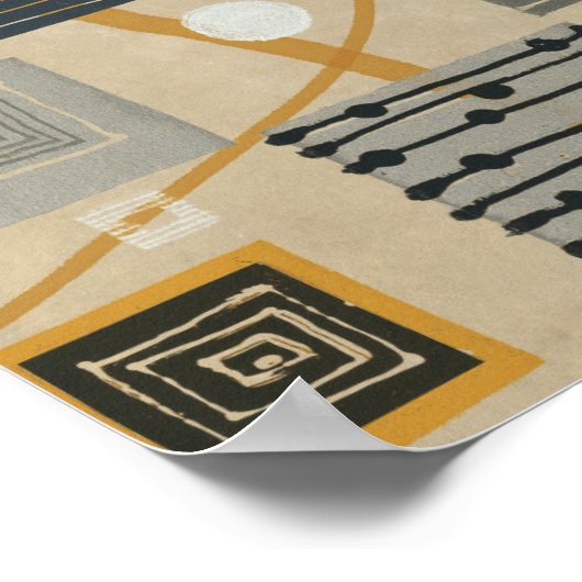 Grafikfliesen Poster (Ecke)