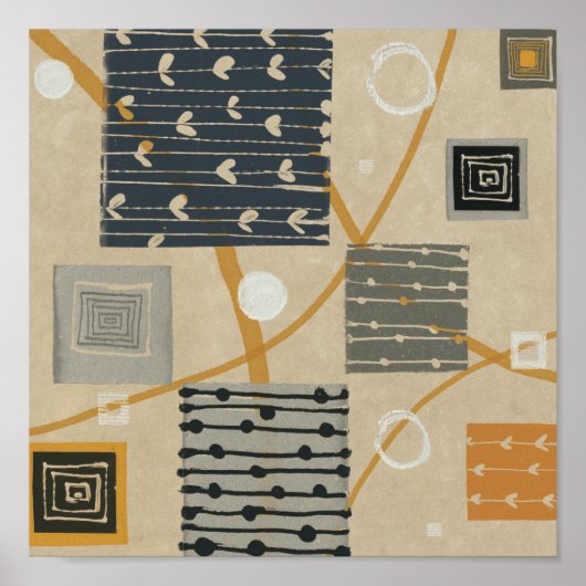 Grafikfliesen Poster (Vorne)