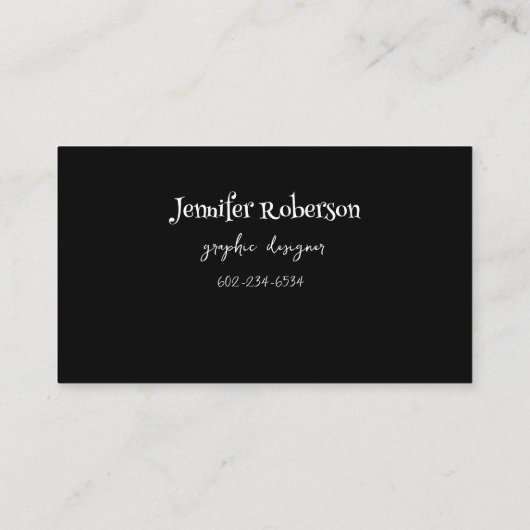 Grafikgrafik-Handgeflecht für Grafikdesigner Visitenkarte (Rückseite)