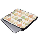 Grafikherzen moderner Trend Laptopschutzhülle (Vorne Knopf)