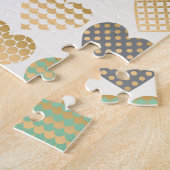 Grafikherzen moderner Trend Puzzle (Seite)