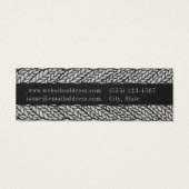 GRAFIKKABEL STRICK 3x1 Mini-Visitenkarte (Rückseite)