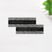 GRAFIKKABEL STRICK 3x1 Mini-Visitenkarte (Schreibtisch)