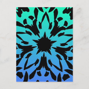Grafikkarte Blume Postkarte