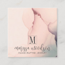 Grafikkarte des abstrakt rosa Schmuckdesigners