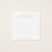 Grafikkarte für abstrakte Haarklammern (Rückseite)