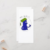 Grafikkarte für den Abschluss mit Großbuchstaben Karte (Vorderseite/Rückseite Beispiel)