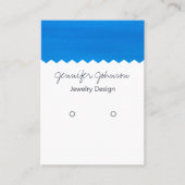 Grafikkarte für den Vorlagenhalter mit Wasserfarbe Visitenkarte (Vorderseite)