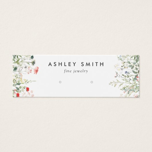 Grafikkarte für den Wildblume "Osterring" (Vorderseite)