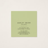 Grafikkarte für den Wildblume "Osterring" (Rückseite)