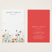 Grafikkarte für die dynamische Wildblume (Vorne & Hinten)