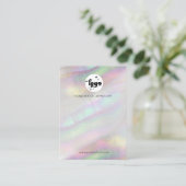 Grafikkarte für die Muschel Visitenkarte (Stehend Vorderseite)