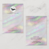 Grafikkarte für die Muschel Visitenkarte (Vorne/Hinten)