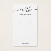 Grafikkarte für die Schreibsignatur (Vorderseite)