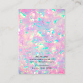 Grafikkarte für lila Optik Visitenkarte (Rückseite)