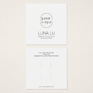 Grafikkarte für Minimalistische Haarklammern