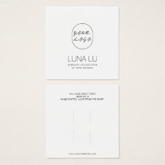 Grafikkarte für Minimalistische Haarklammern