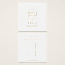 Grafikkarte für Minimalistische Haarklammern